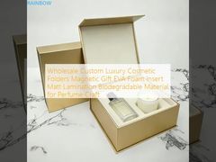 Venda por Varejo Caderno de Cosméticos de Luxo Magnético Regalo EVA espuma Insert Matt Lamination Material biodegradável para Artesanato de Perfumes