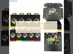 Caixas de alinhadores dentários vazias de papel kraft biodegradável de tamanho personalizado de fábrica, caixas magnéticas para presentes de joias e relógios com relevo