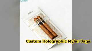 Sacos Mylar holográficos personalizados - reutilizáveis ​​e biodegradáveis
