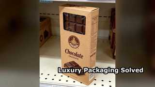 Pastas de embalagens biodegradáveis ​​de luxo personalizadas