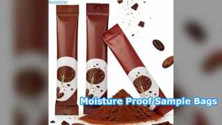 Embalagem de amostra à prova de umidade de sacos Mylar personalizados