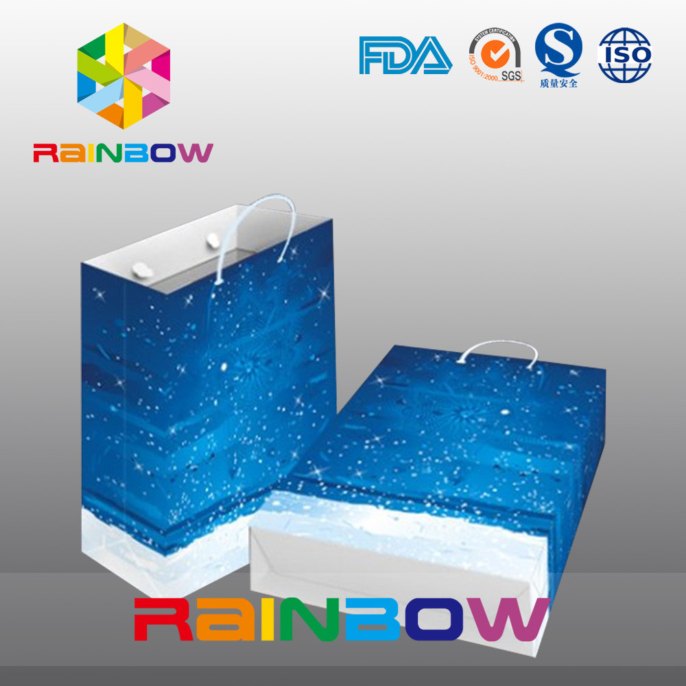 Projeto Dreamlike sacos de papel personalizados com o punho para comprar