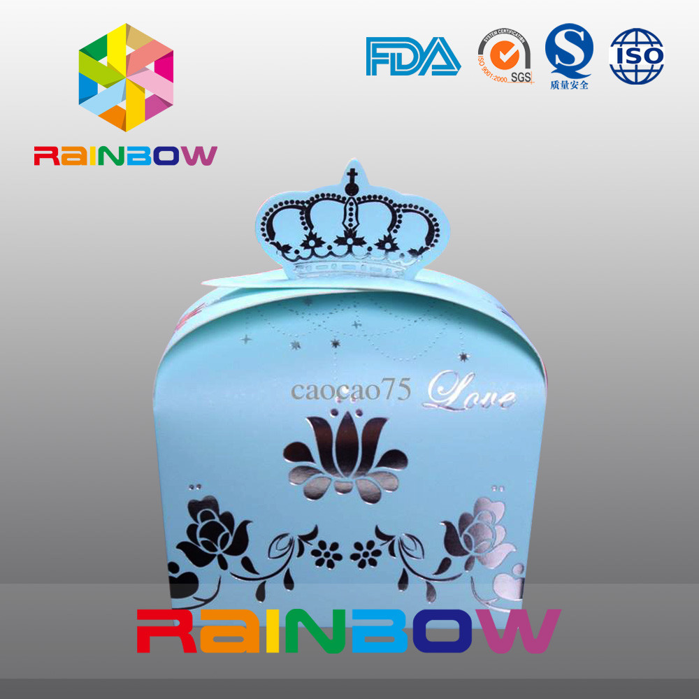 A forma livre do costume personalizou sacos de papel com o punho para o empacotamento do presente/doces