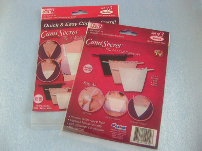 Malotes plásticos plásticos vermelhos que empacotam o saco secreto de Cami para o sutiã, a roupa interior das mulheres