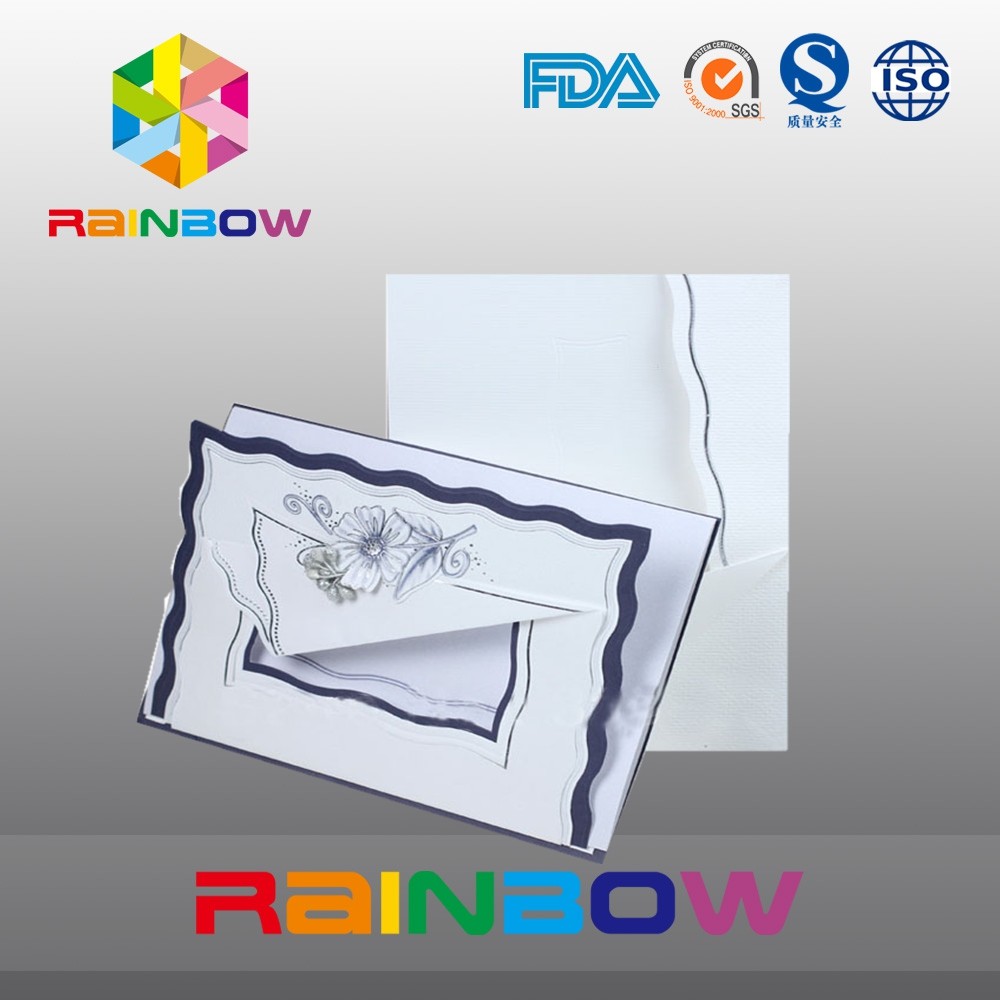 Cartão de papel personalizado da arte para convites do cumprimento/casamento do Natal