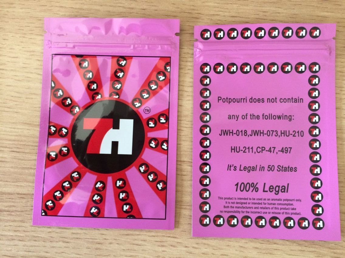 Incenso erval do pot-pourri da folha de alumínio que empacota com o entalhe do zíper e do rasgo