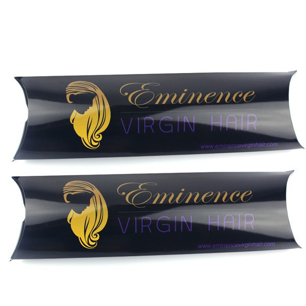 Caixa de papel impressa costume que empacota, caixa de papel da extensão do cabelo da extensão do cabelo