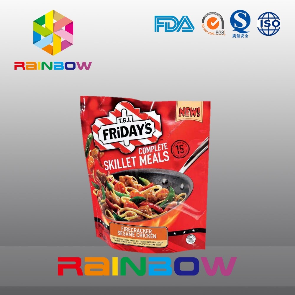 Malotes plásticos Ziplock eretos do auto do produto comestível que empacotam o saco da retorta