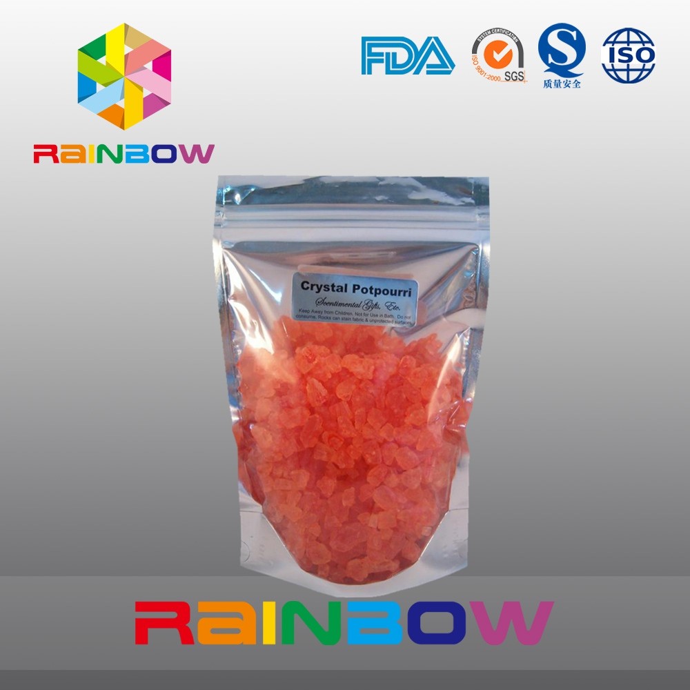 O malote da folha de alumínio de Doypack que empacota com petisco/açúcar do zíper ensaca