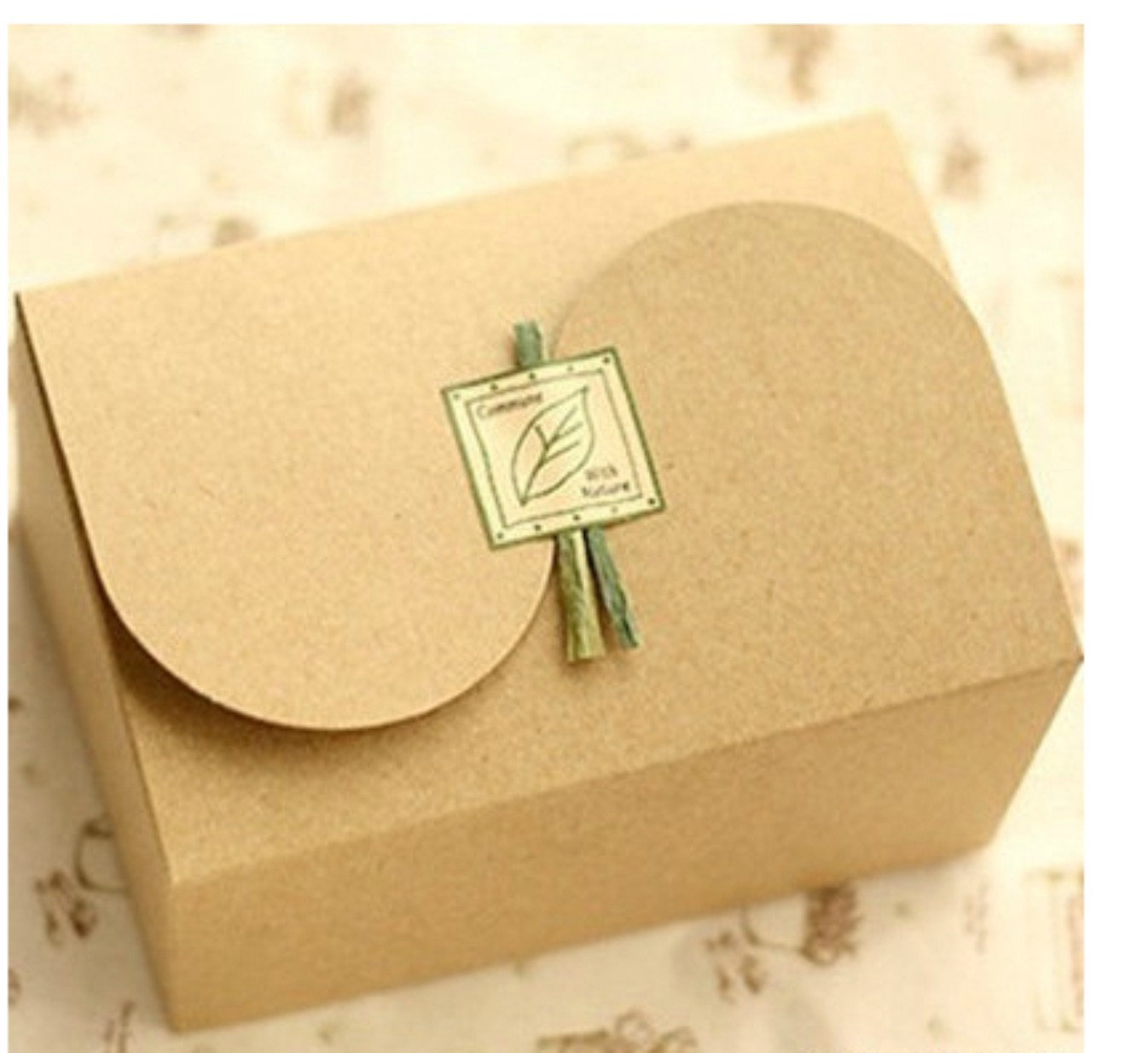 Caixa lisa do papel de embalagem de Brown Para o presente que empacota, impressão personalizada