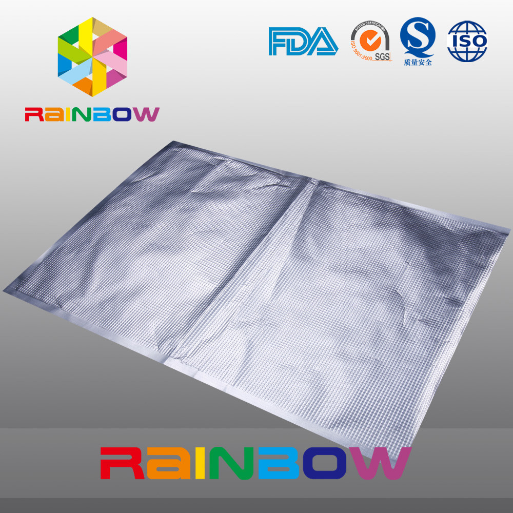 O selo de vácuo Textured do alimento de Channal ensaca Sous Vide/o saco gravado folha poupança do alimento