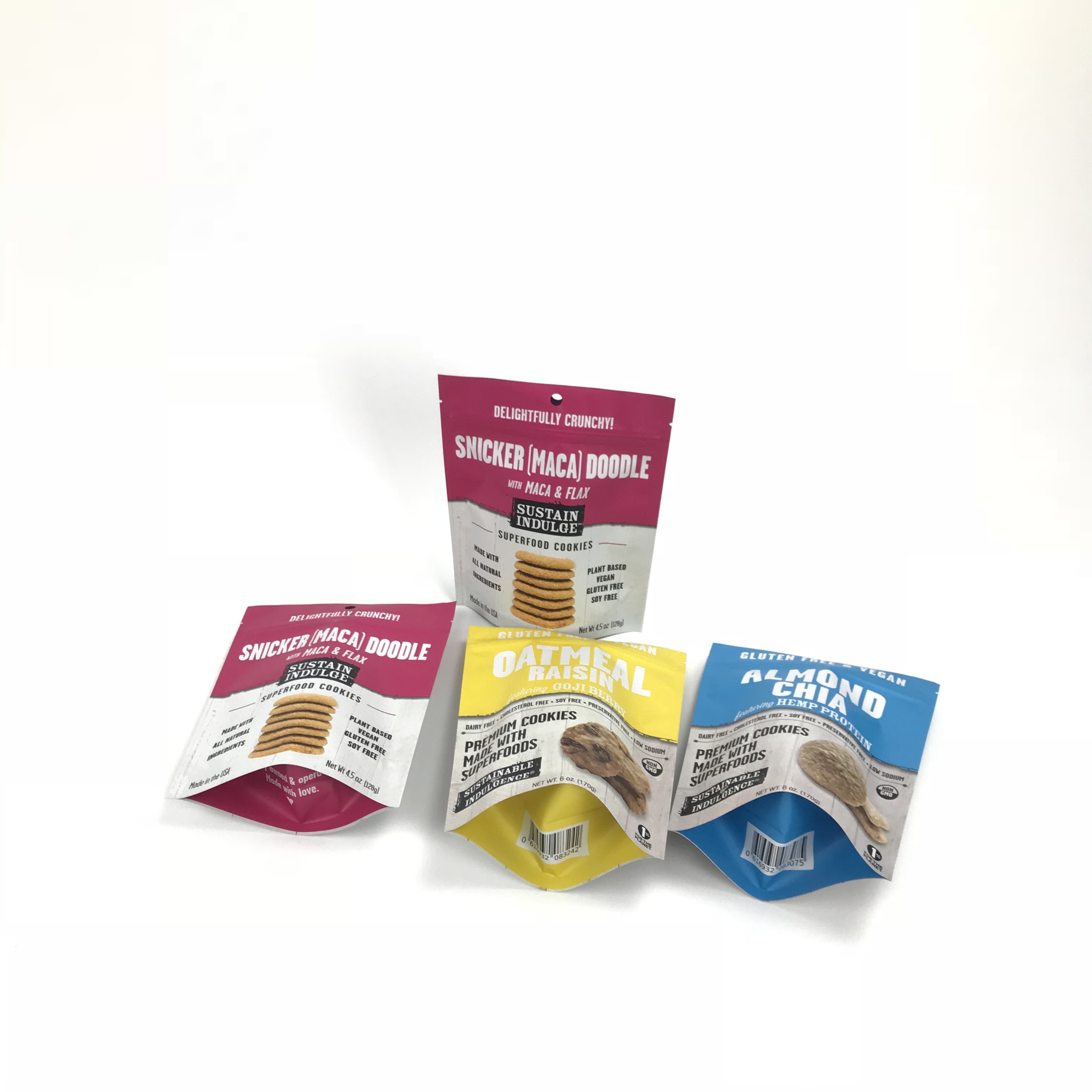 o Ziplock da prova do cheiro 3.5g levanta-se o malote de Sugar Candy Cookie Plastic Packaging dos malotes