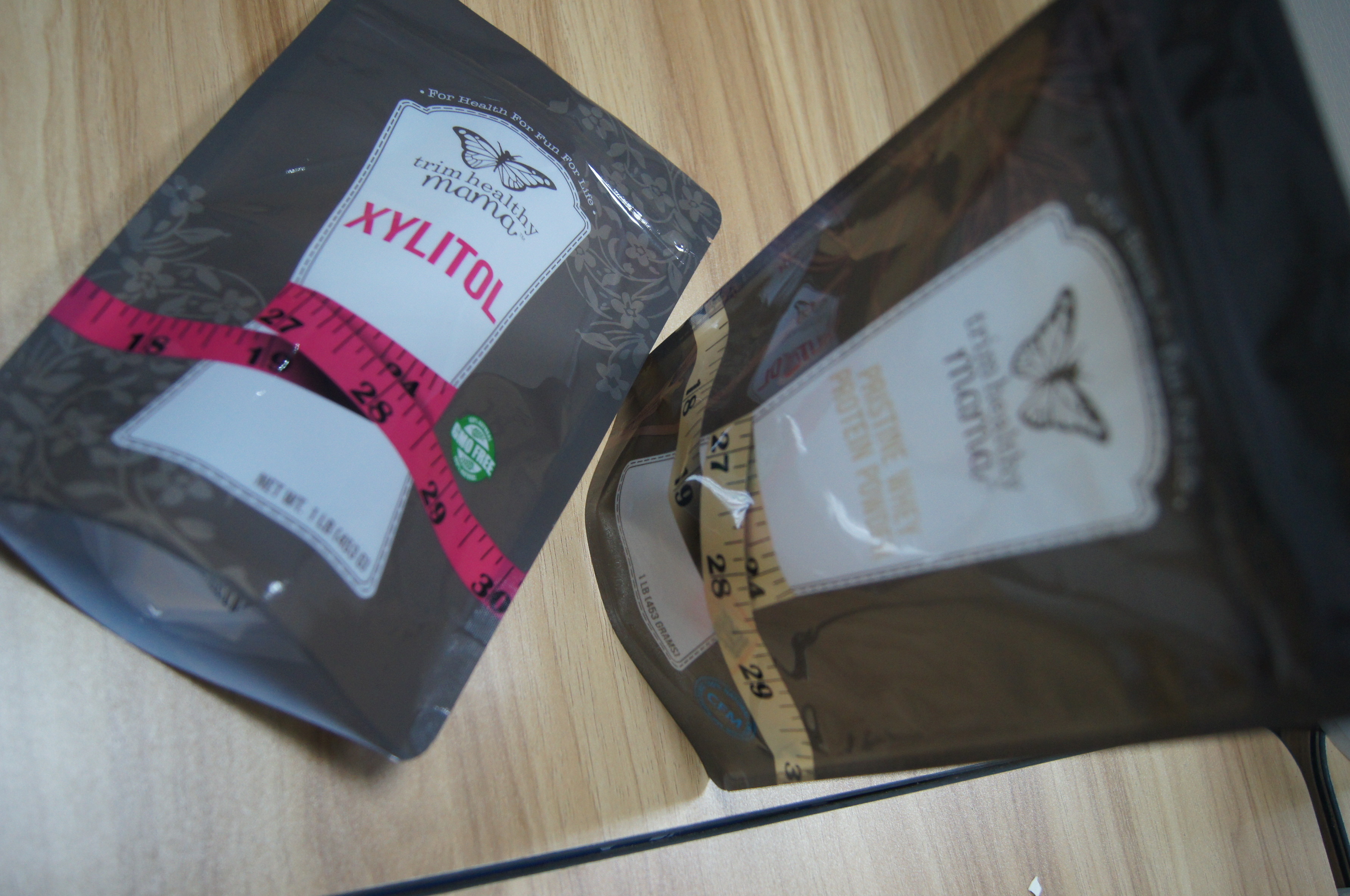 Levante-se o pó plástico da proteína/o Ziplock de empacotamento feito sob encomenda saco do açúcar/edulcorante