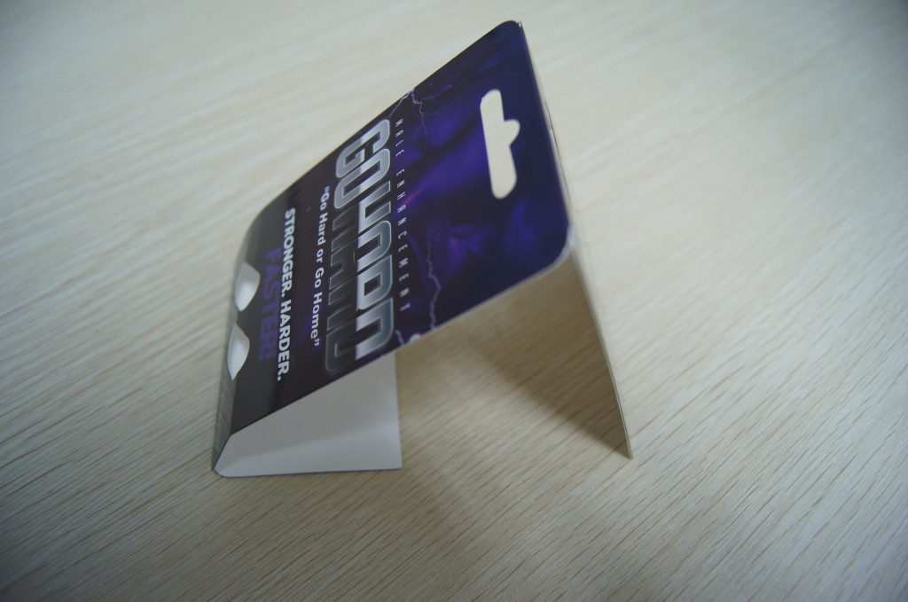 Fashional forra o carimbo do cartão da bolha que empacota para comprimidos do sexo/Caspsule