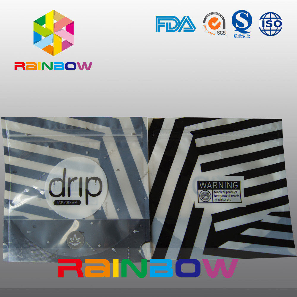 As listras da zebra levantam-se o saco do gotejamento de Noni, malote composto à moda de Mylar