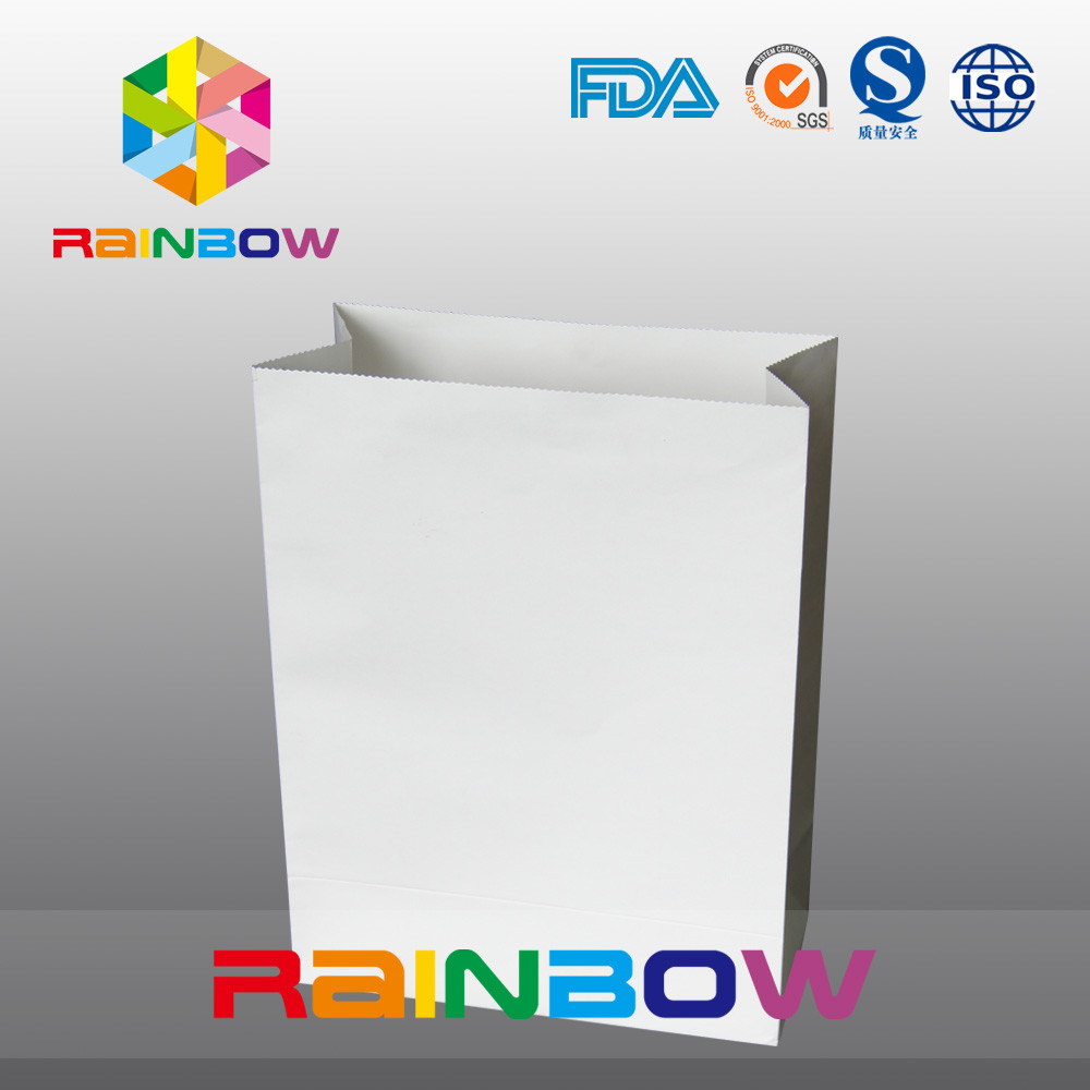 Saco de compras de Supermaket do saco de papel da dor para o alimento, roupa que embala sacos