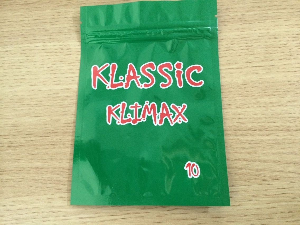 Empacotamento laminado reciclado da folha de alumínio erval - saco do Ziplock de Mylar do incenso