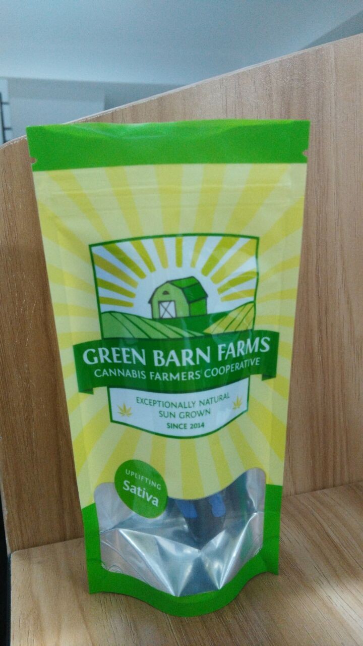 Personalizado levante-se sacos laminados do zíper da folha de alumínio do alimento com janela clara