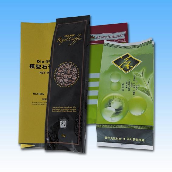 Selo que empacota, saco do quadrilátero do reforço do lado da folha de alumínio de Pacakging do café/chá