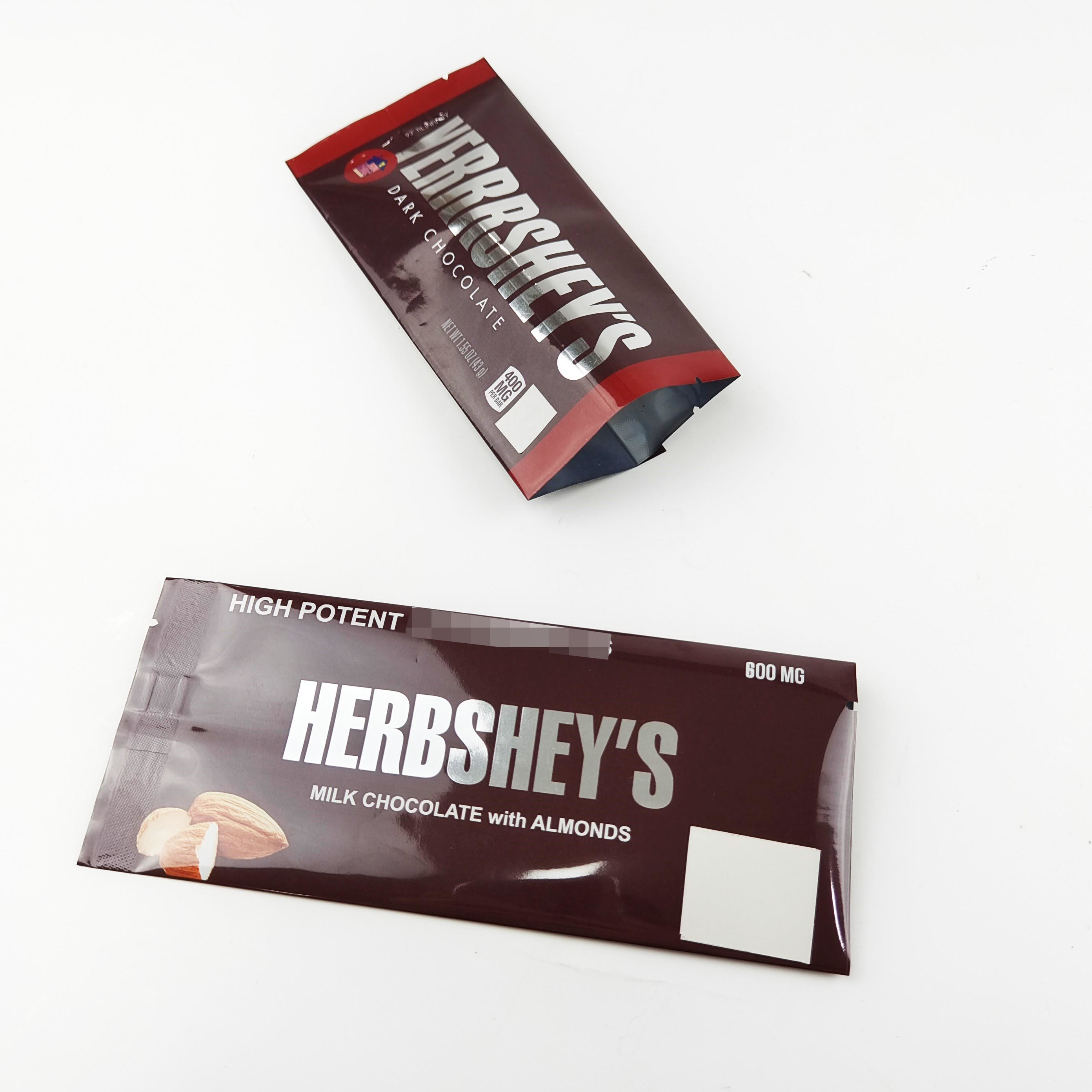 saquinhos feitos sob encomenda de empacotamento de Logo Foil Bag Chocolate Packing do malote do chocolate 600mg