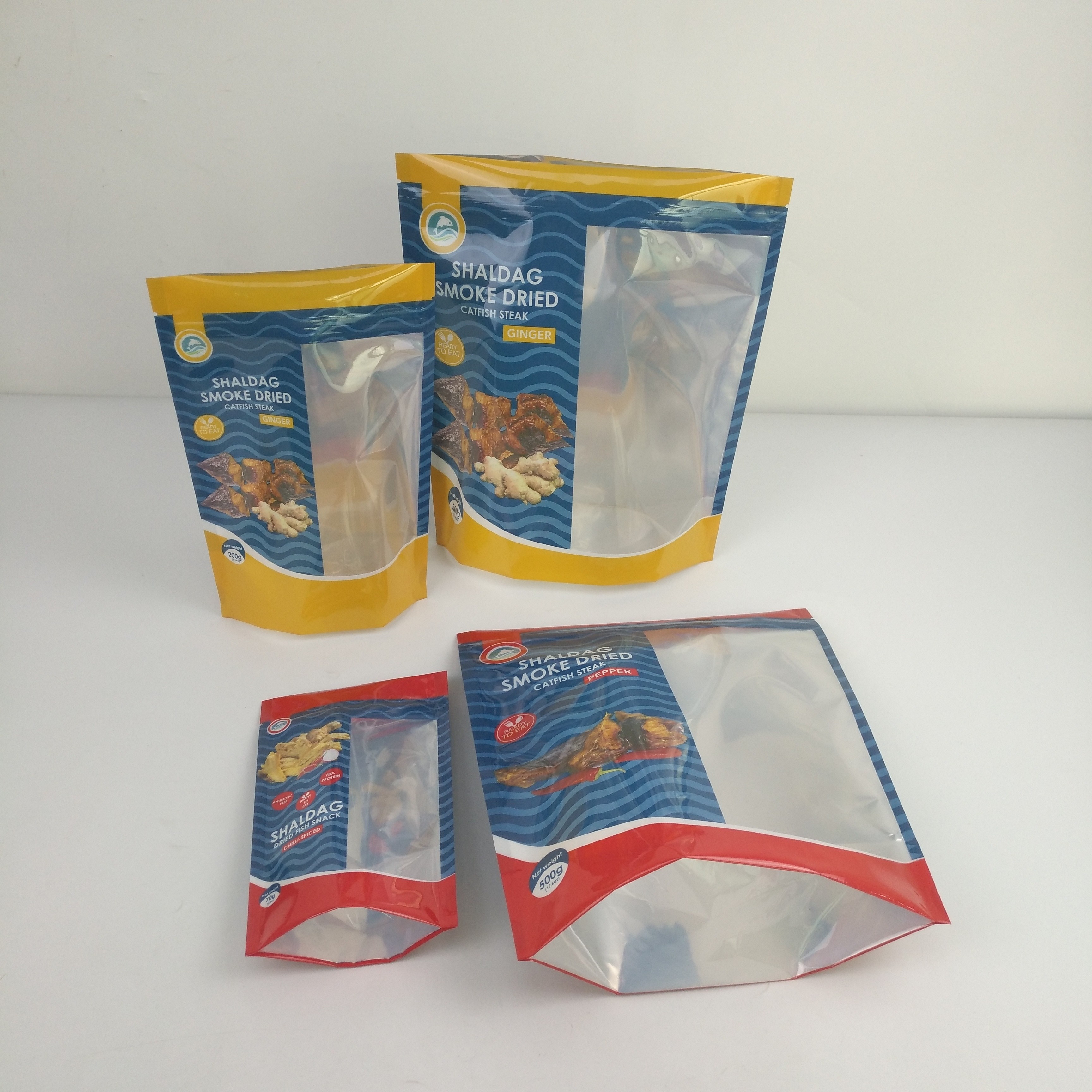 O petisco de empacotamento dos sacos da prova lustrosa do cheiro secou o suporte do Ziplock de Mylar do alimento acima dos sacos