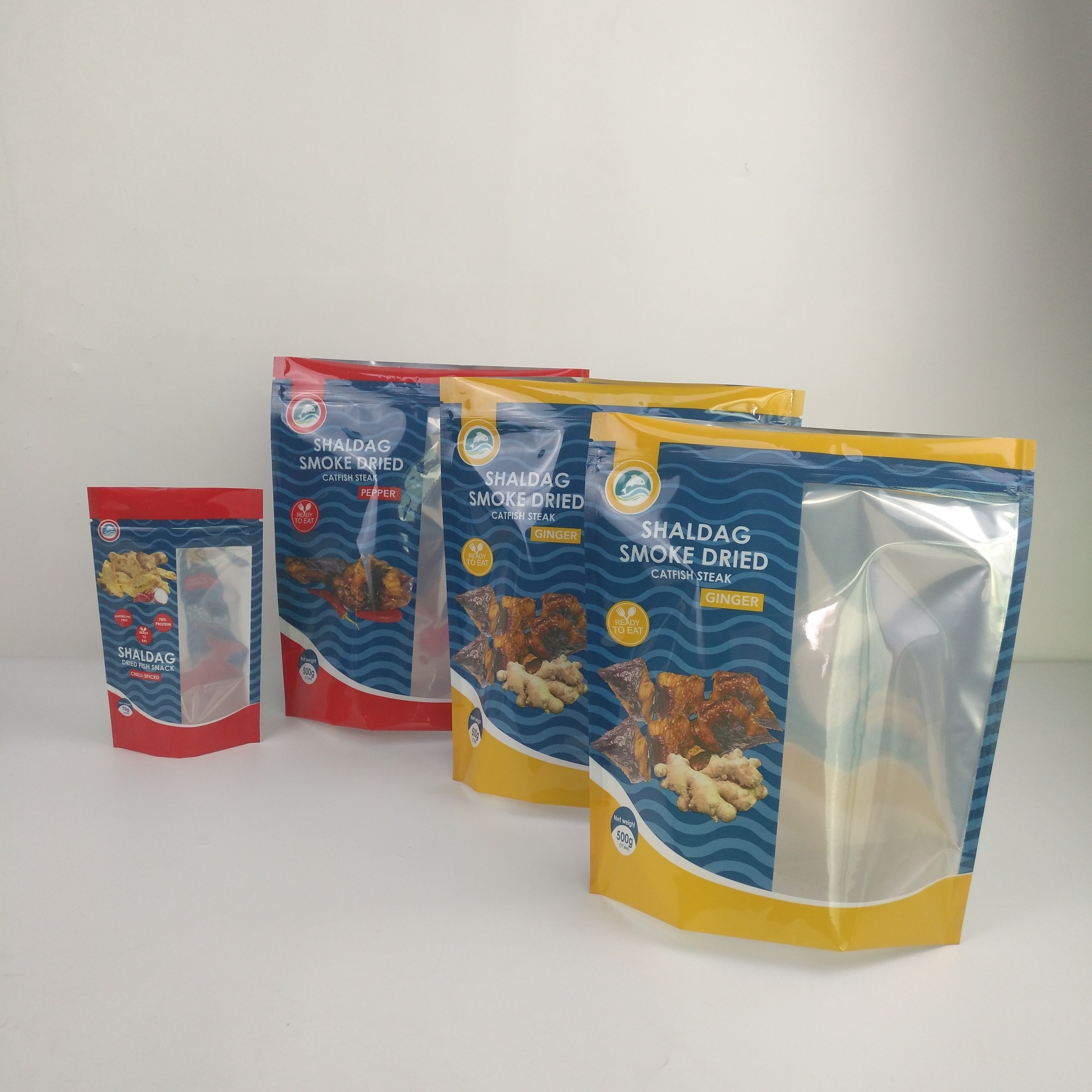 Levante-se a umidade Ziplock dos sacos do armazenamento do alimento de Mylar da folha - prova do cheiro da prova para o petisco