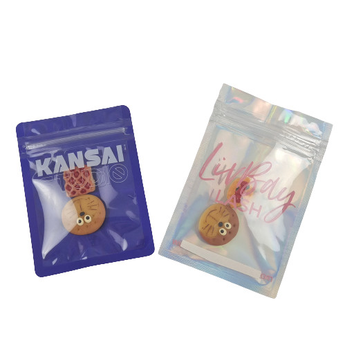 Personalize o cannabis que de empacotamento do saco de Mylar do alimento 35g Mylar plástico se levanta malotes