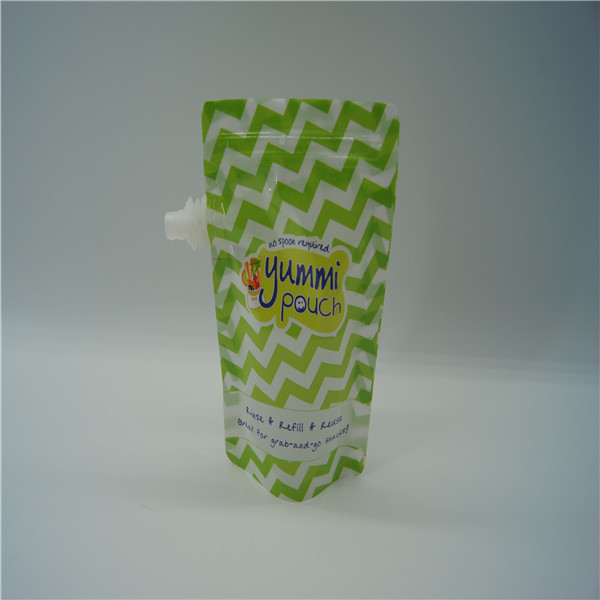 os malotes plásticos do comida para bebê 5oz reusável que empacotam FDA aprovaram