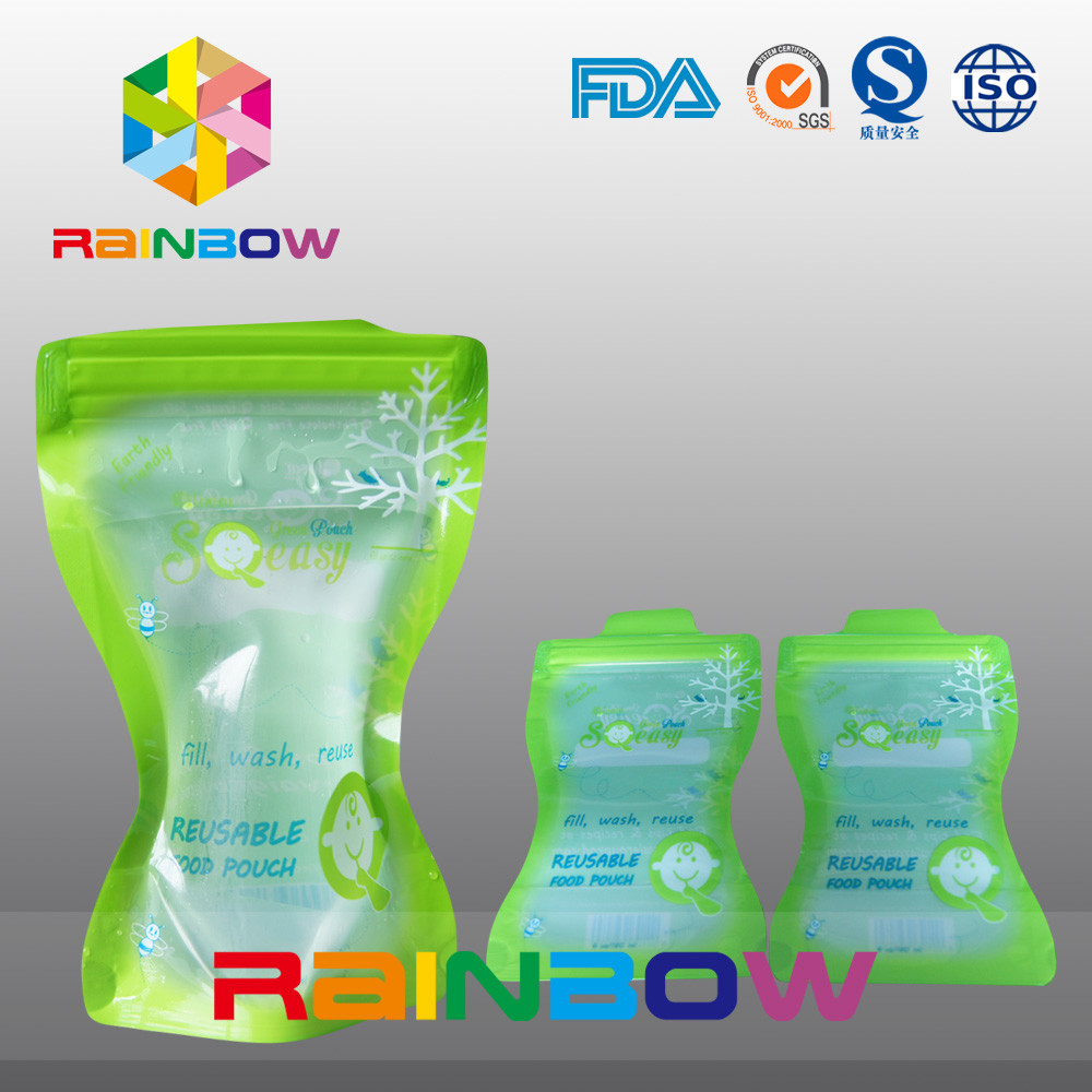 O malote líquido do bico que empacota, levanta-se o malote do bebê com bico