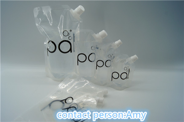 ANIMAL DE ESTIMAÇÃO de empacotamento do malote dobro biodegradável do bico do zíper 200ml/NY/PE