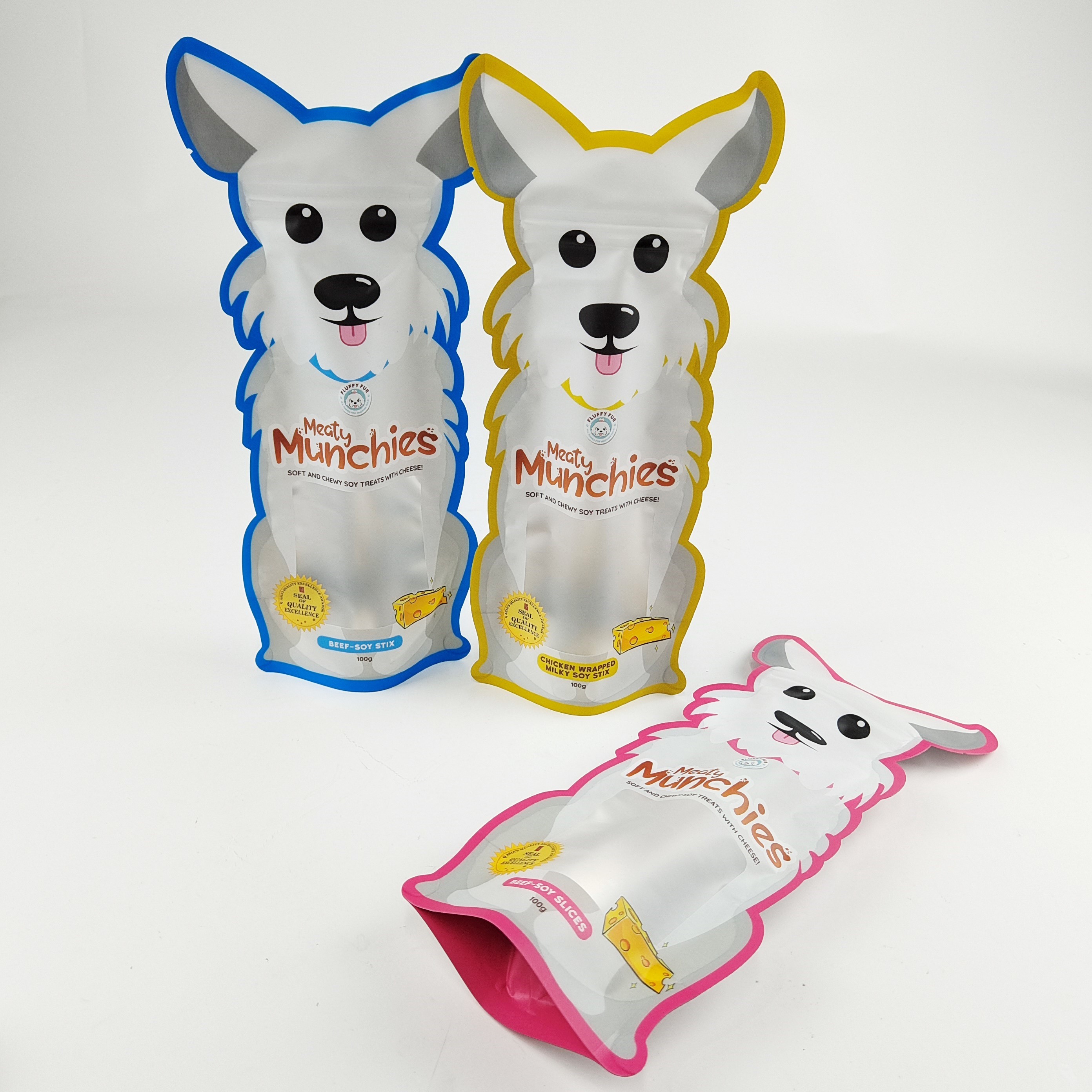 Bolsa pequena à prova de cheiro, recortada e fechada 3,5 g para biscoito Mylar Sacos de comida