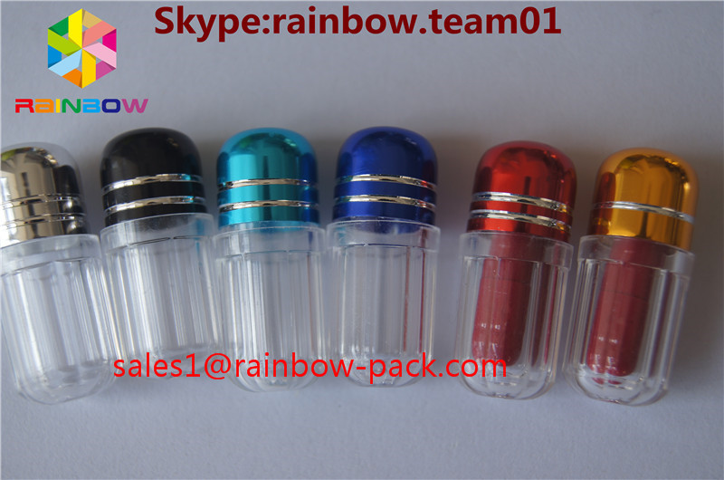 os comprimidos pequenos do sexo do recipiente da cápsula da forma do comprimido encerram a caixa da cápsula para a garrafa de comprimido de empacotamento do realce do comprimido do rinoceronte 7