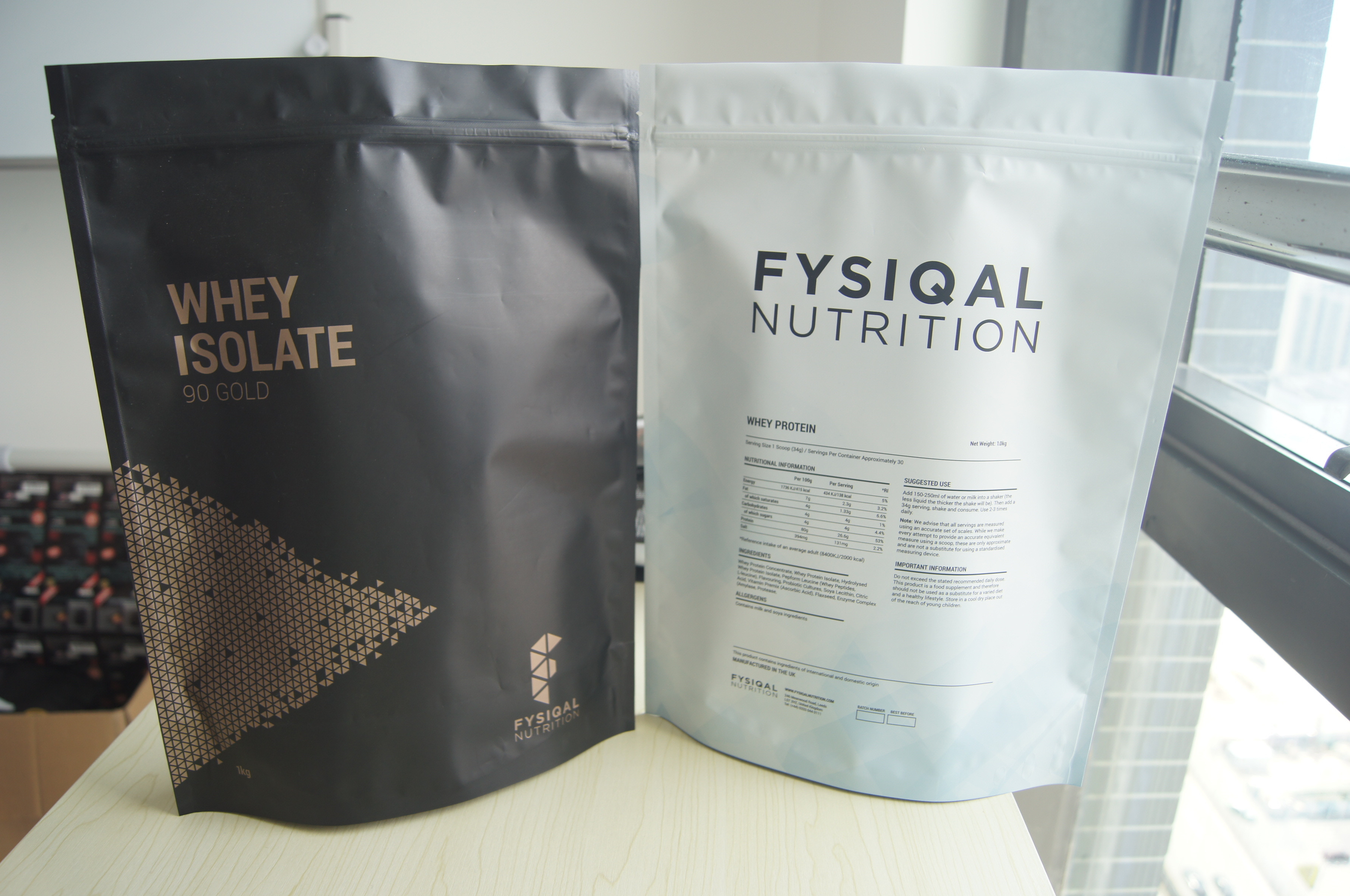 Levante-se sacos de pó da proteína do soro da folha de alumínio para 480g