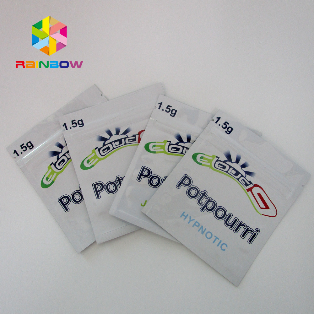 O comprimido masculino do realce ensaca 3 - malote liso do fecho de correr lateral do selo que empacota com furo do cair