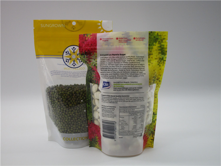 saco de empacotamento de mylar da folha do alimento do saco do suplemento nutritivo com o fechamento do zíper para o pó da proteína