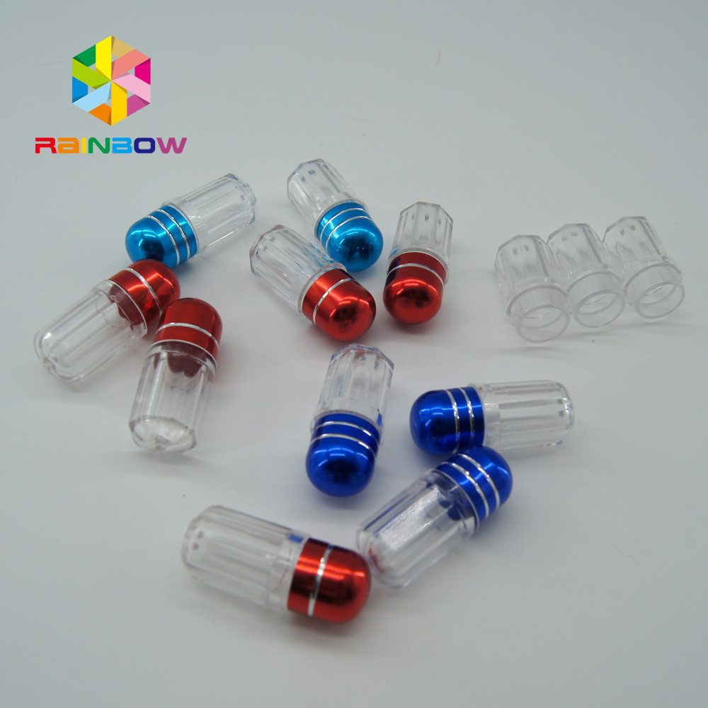 Cápsula de sexo de rinoceronte Botalhas de pílulas de plástico / recipiente de cápsula Empry