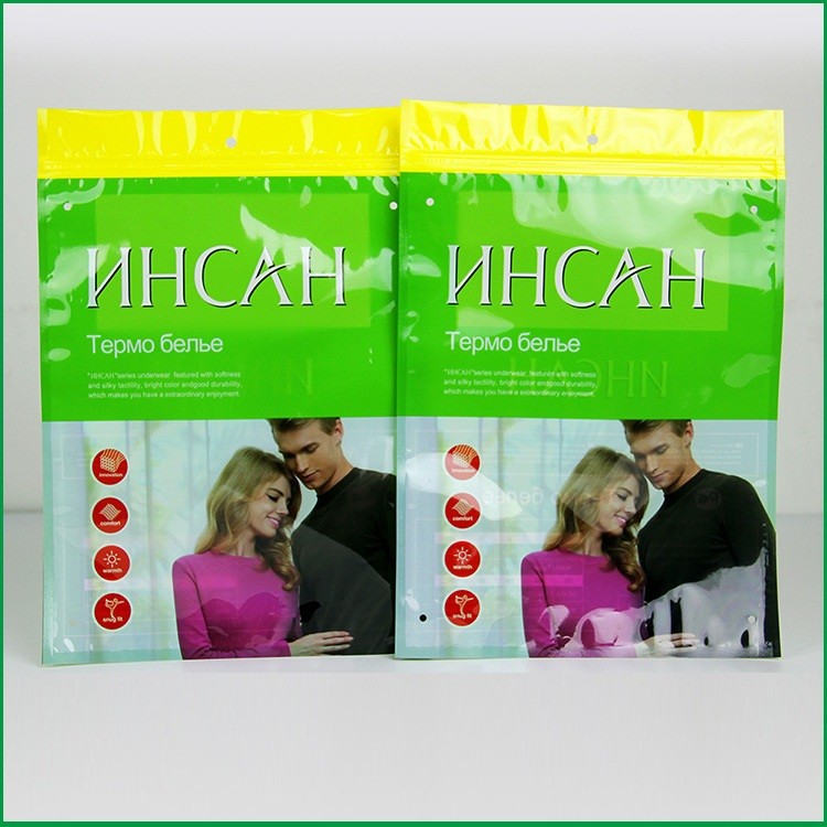 Malotes plásticos Ziplock feitos sob encomenda que empacotam o saco do empacotamento plástico do t-shirt para a roupa