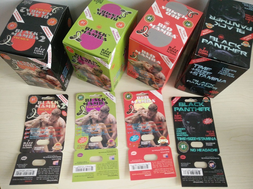 Comprimidos masculinos do realce do rinoceronte quente da venda que empacotam a caixa do cartão e de exposição com efeito 3D