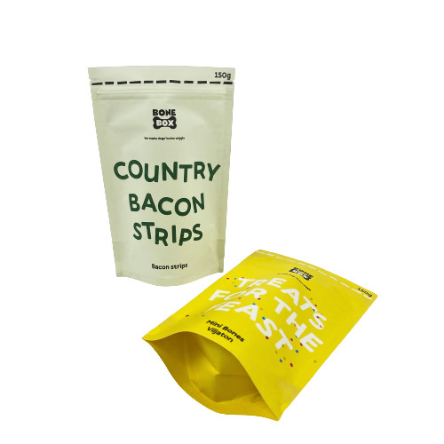 Bolsa de embalagem de grãos de café biodegradável Bolsa de papel kraft reciclável Bolsa de café