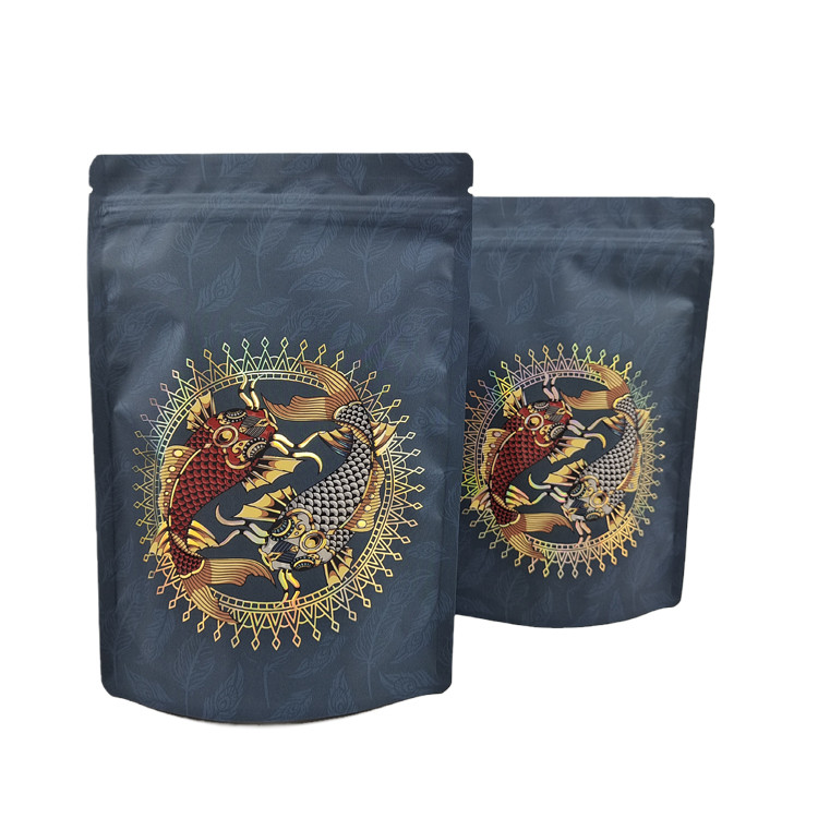 Materiais laminados Sacos de plástico para alimentos com logotipo próprio Impressão digital embalagem de doces de goma