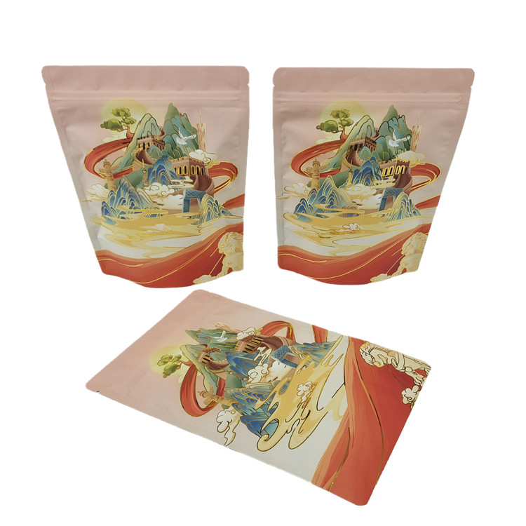 Melhor Venda Custom Soft Touch Mylar Saco Stand Up Alumínio Folha 3,5g Proof Proof Protein Olor Café Especiarias farinha Embalagem Po