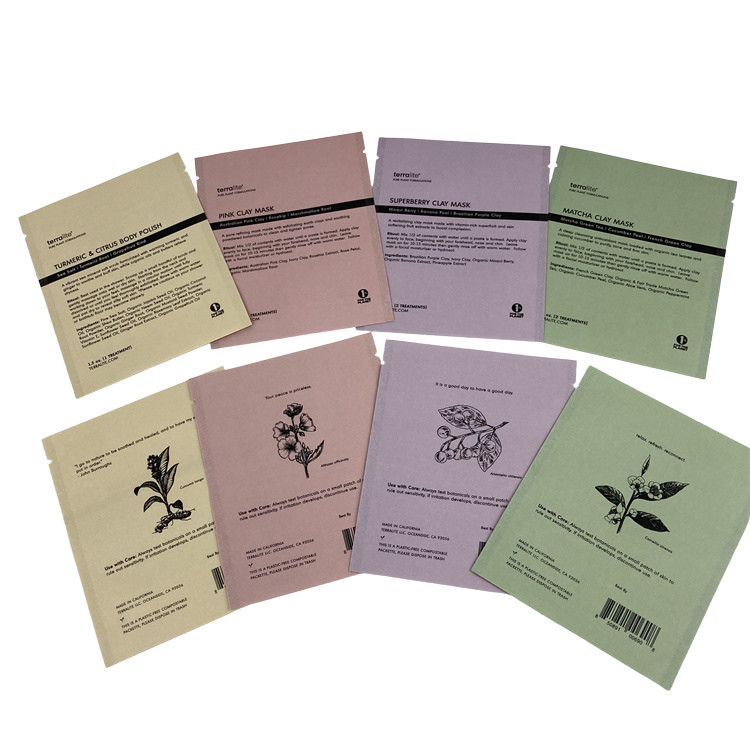 Embalagens personalizadas Impotentes Biodegradáveis Sacos de Alumínio de plástico