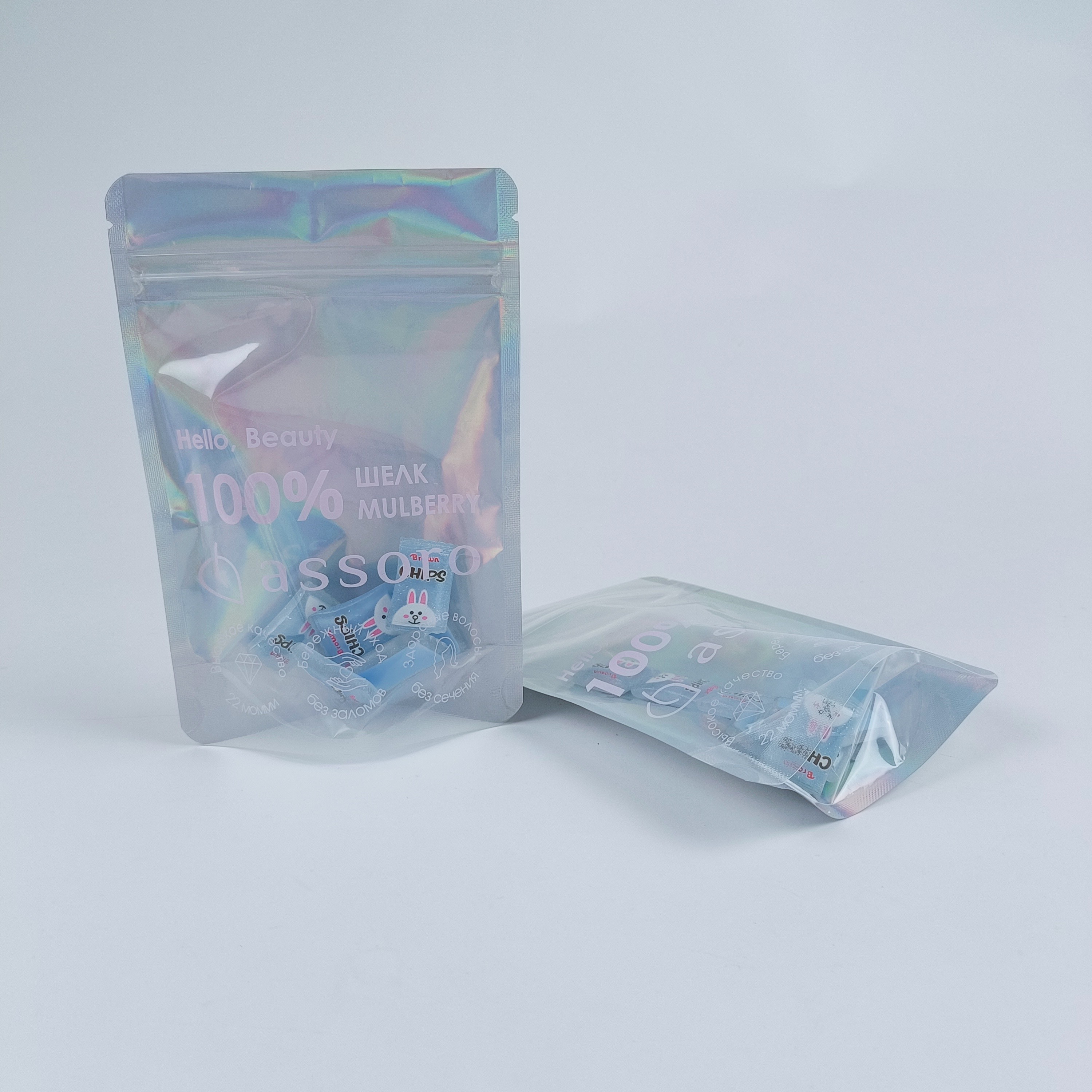 CBD Flower Mylar Sacos à prova de odor com janela