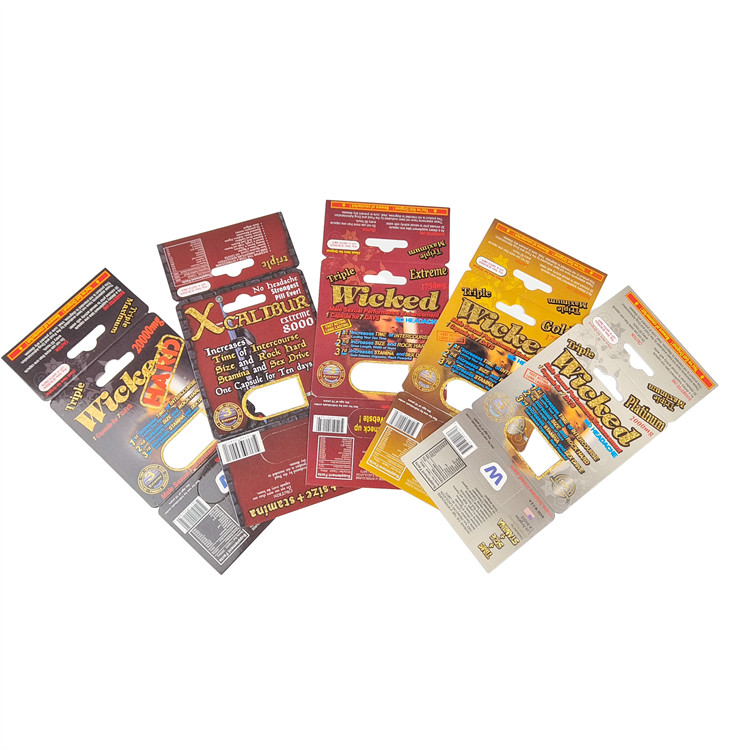 100% biodegradável caixa de papel de papelão branco personalizado mais vendido Royal Honey embalagem caixa de papel para homens