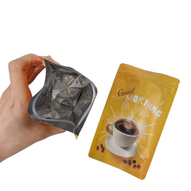 Embalagem personalizada de sacos de lanches para biscoitos com entalhe e características