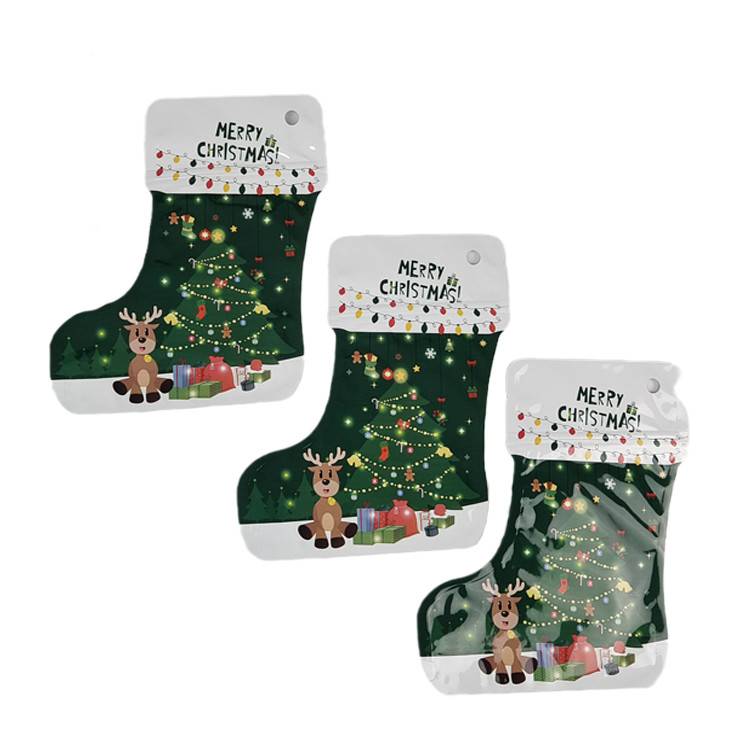 Saco de embalagem de forma especial reutilizável impresso sob medida Saco comestível de forma única