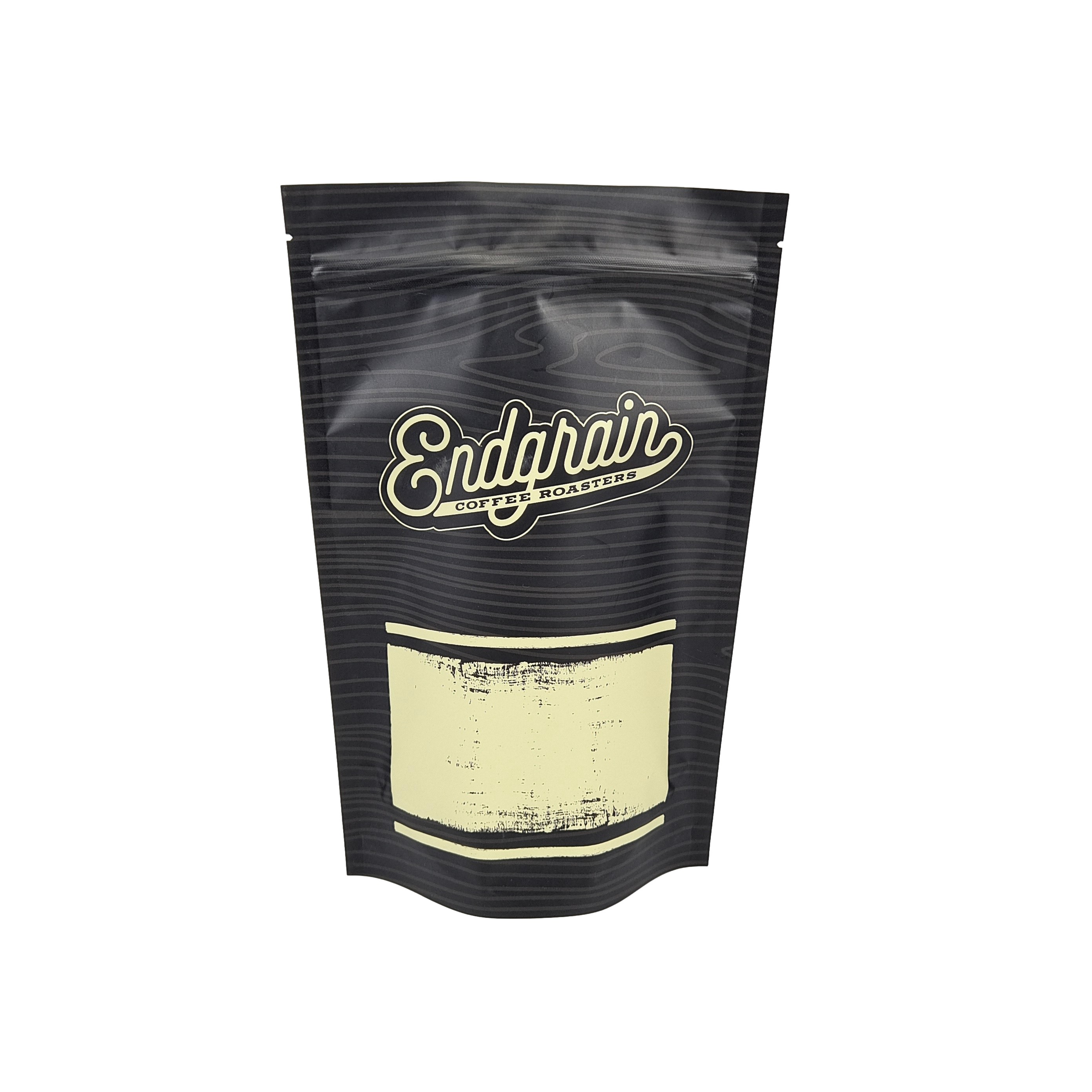 Embalagem de plástico personalizado resistente à umidade Mylar Stand Up Pouch Matte Dried Coffee Bean Ziplock