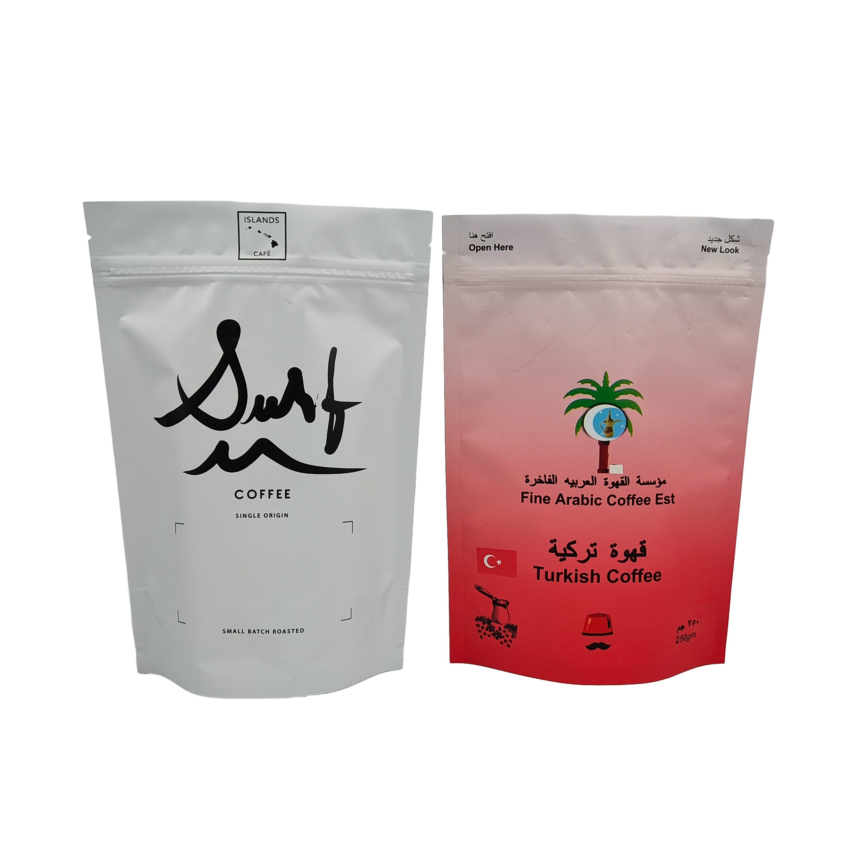 Sacos de Embalagem de Grau Alimentar de Janela Transparente