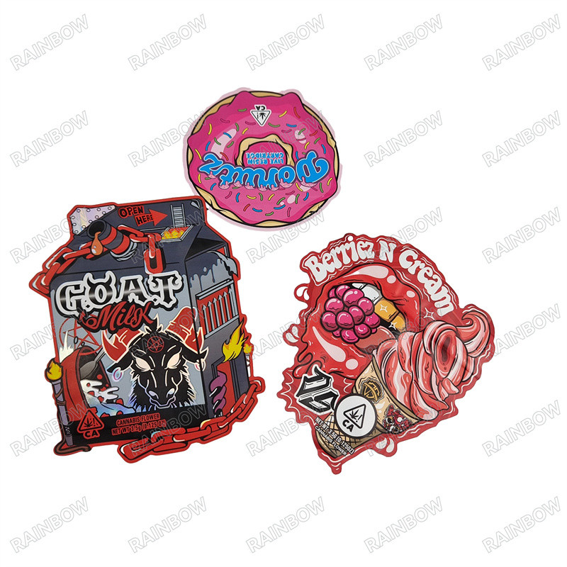 Sacos de impressão digital de alta precisão para sacos de corte a óleo de 3,5 g personalizados