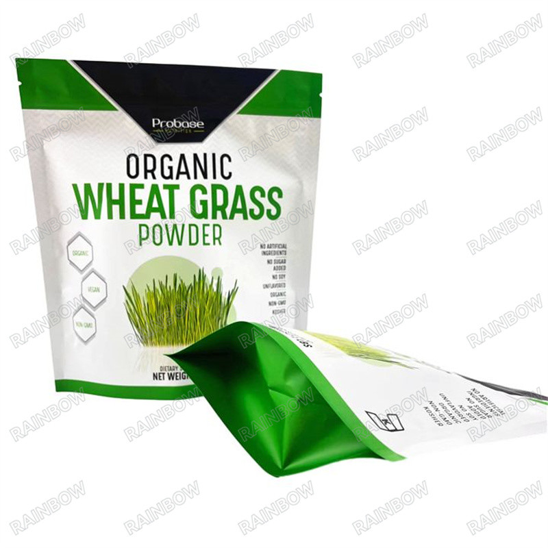 Sacos de papel Kraft Eco Amigável Material Pla Saco de fechadura Zip Com Logotipo Saco de embalagem de alta qualidade durável Stan